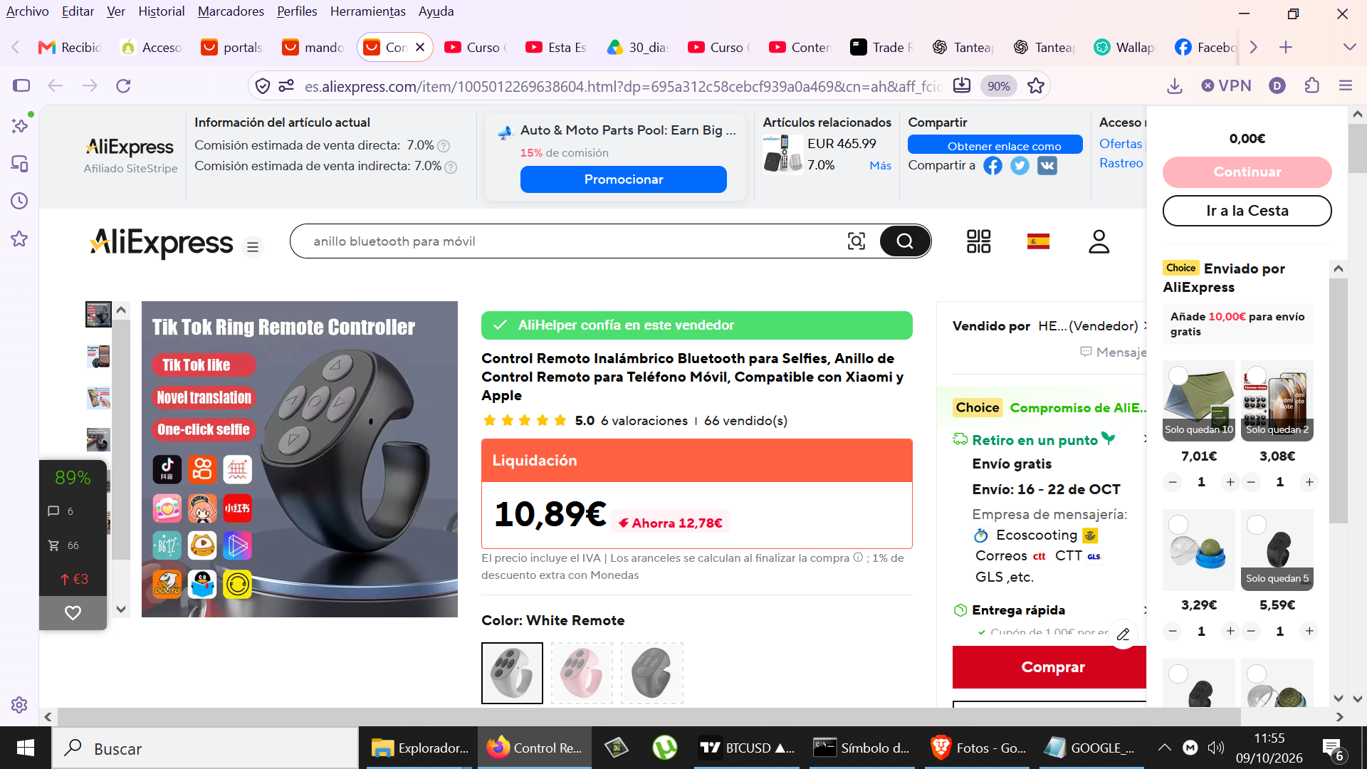 Mando Bluetooth 1 recomendado para TanteApp